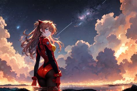 Sn23 On Twitter Asuka Evangelion Eva エヴァンゲリオン エヴァ アスカ Aiイラスト Aiart