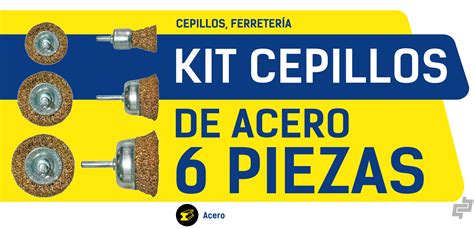 Kit Cepillos De Acero Piezas Bp Ecuador