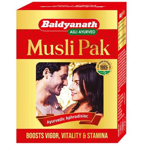 Baidyanath Musli Pak Powder Reduces Fatigue Increases Stamina