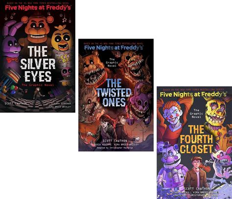 Five Nights At Freddys Graphic Novels Books 1 3 The