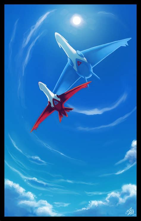 Latios And Latias Legendary Pokemon Fan Art Planes By Galahawk