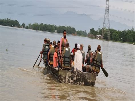 Indian Army Launches Rescue Operations In Flood Hit Assam S Cachar