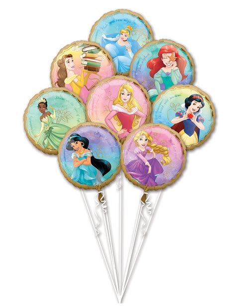 Disney Prinzessin Luftballon Partydeko bunt 43 cm günstige Faschings