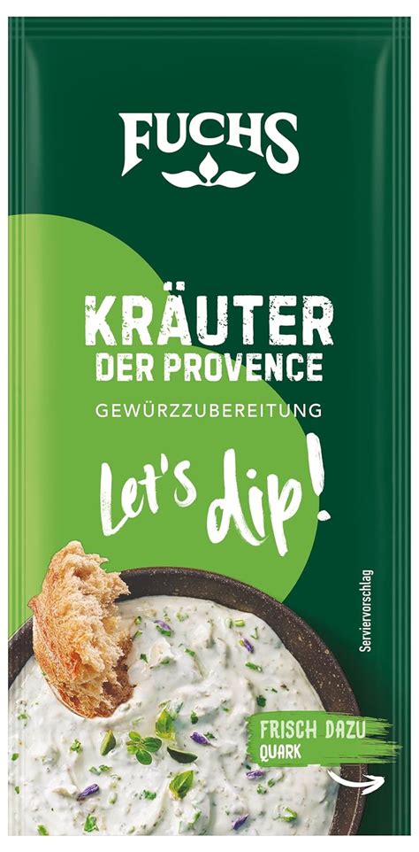 Fuchs Gew Rze Let S Dip Kr Uter Der Provence Gew Rzzubereitung