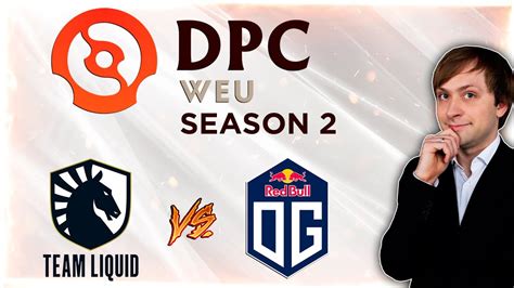 НС смотрит игру Team Liquid vs OG DPC 2023 S2 Западная Европа