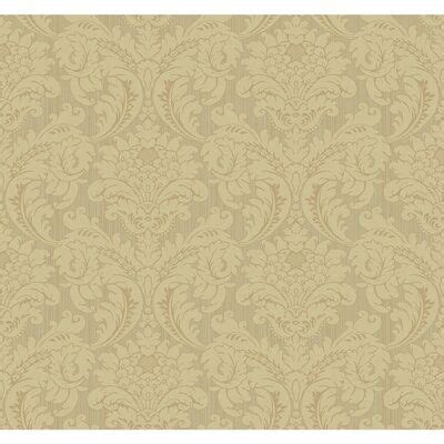 Proper English Strie Damask Foiled Wallpaper