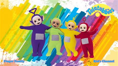 TELETUBBIES - Finger Family - Daddy Finger - Nursery Rhyme with Lyrics ...