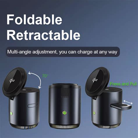 Qi2 3-in-1 Wireless Charging Station Stand