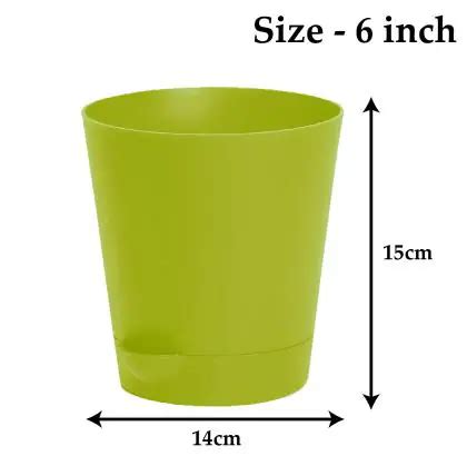 Kuber Industries Plastic Titan Pot Garden Container For Plants