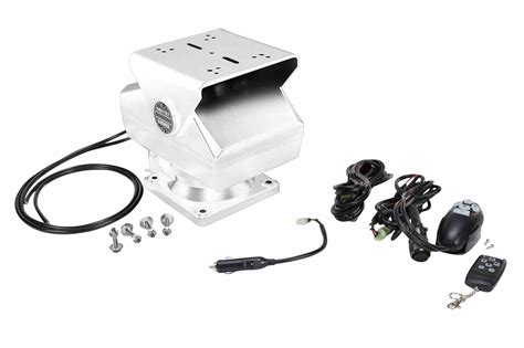 Larson Electronics Remote Controlled Pan Tilt Base Rotates And Tilts With Mounting Plate