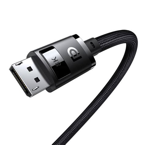 Kabel Dp K Do Dp K Baseus High Definition M Czarny Baseus Polska