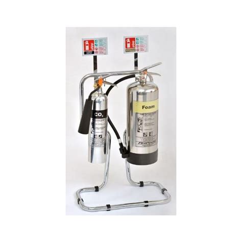 Chrome Fire Extinguishers Stand Package Foam Version