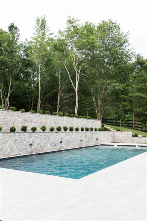 Hamptons Style Pool Reveal - Kelley Nan