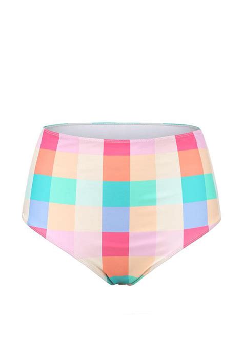 PAPER Helena Bikini Bottoms In Maldives Check Autumn