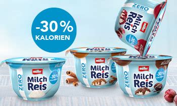 Müllermilch Zero in 4 abwechslungsreichen Sorten