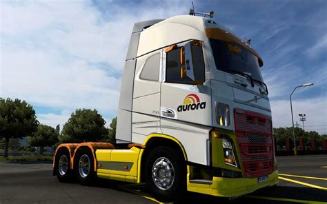 Skin Volvo Fh Aurora Ets Euro Truck Simulator Mods