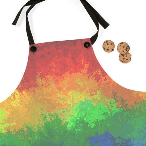 Rainbow Apron Pride Apron Kitchen Apron Queer Gay Pride Gay Lgbtq Pride Gifts Etsy