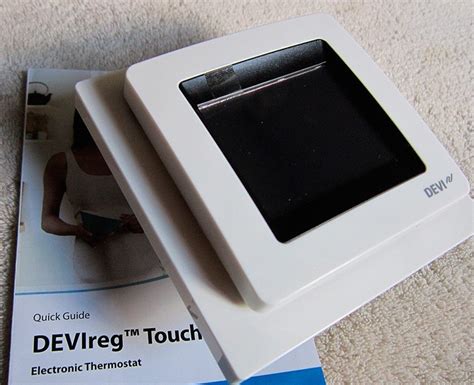 Купить Терморегулятор для теплого пола DEVIreg Touch (деви тач) белый в ...