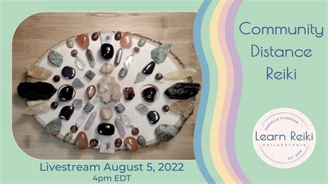 Community Distance Reiki Crystals Fri Aug Pm Edt Youtube