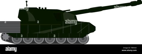 Tank track side view Stock Vector Images - Alamy