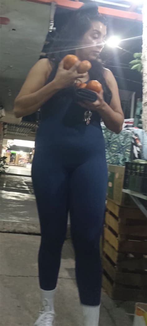 Milf With A Great Body In A Sexy Blue Bodysuit OC Spandex Leggings