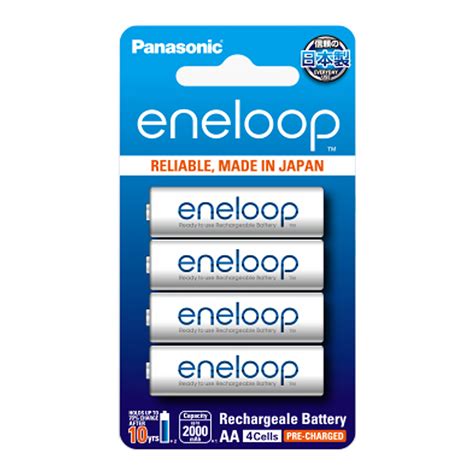 Rechargeable Battery ถ่านชาร์จ Panasonic Eneloop Aa Bk 3mcce 4nt 4pcs