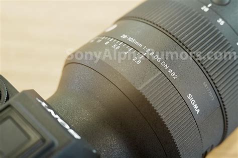 First Images For The Sigma 28 105mm F 2 8 FE Lens Have Leaked Online