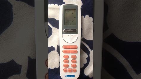 Blue Star Ac Remote Modes