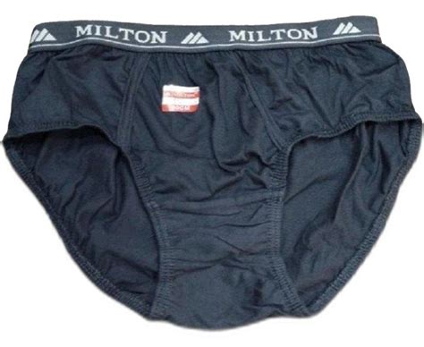 Navy Blue Cotton Milton Men Plain Brief Size Medium At Rs 63 Piece In