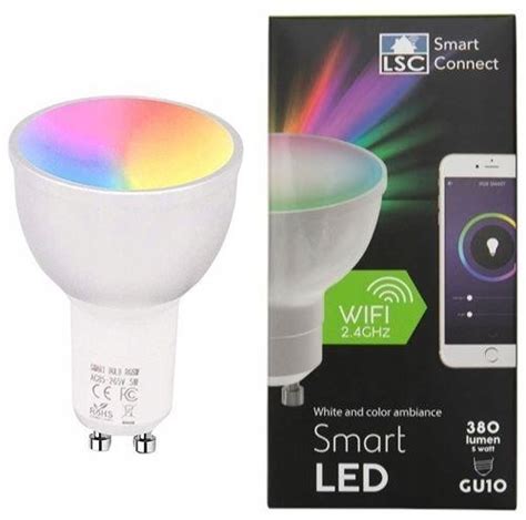 SMART ŻARÓWKA WIFI LED RGB 5W GU10 380 lm WI FI Inna marka Sklep