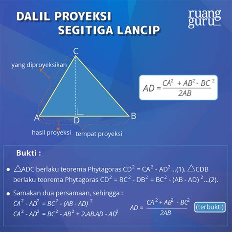 Garis Istimewa Dan Dalil Yang Berkaitan Pada Segitiga Matematika Kelas 12