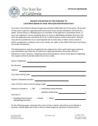 Stanislaus County California Permit Cancellation And Request For