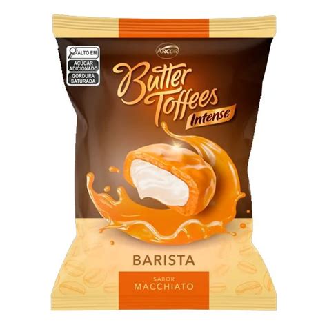 Bala Butter Toffees Intense Barista Macchiato Arcor 500g Ja Doces