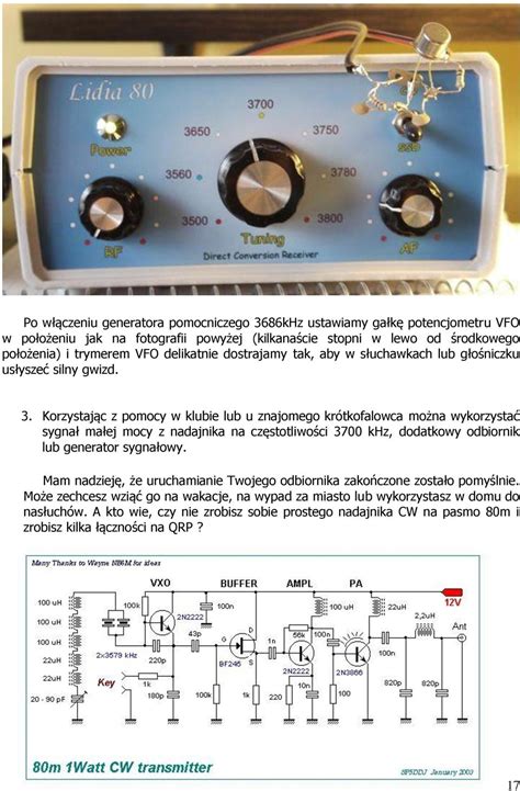 Lidia Odbiornik Homodynowy Cw Ssb Na Pasmo M Pdf Darmowe Pobieranie