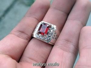 Batu Cincin Merah Garnet Asli Kode 791 Wahyu Mulia