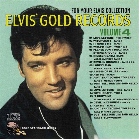 Elvis Golden Records Alternate Album Vol 4 Cd De Elvis Presley