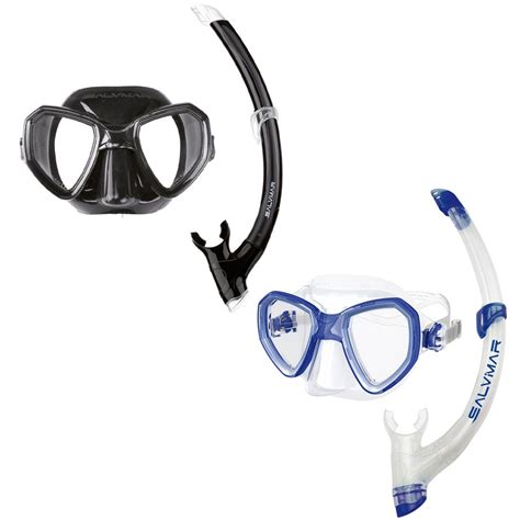 Salvimar Morpeus Mask Time Splash Snorkel Combo Color Clear Blue