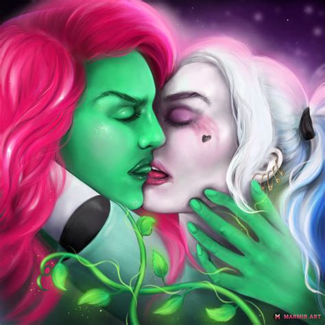 MarMirArt - Harley Quinn and Poison Ivy | Harley Quinn | Fan Art
