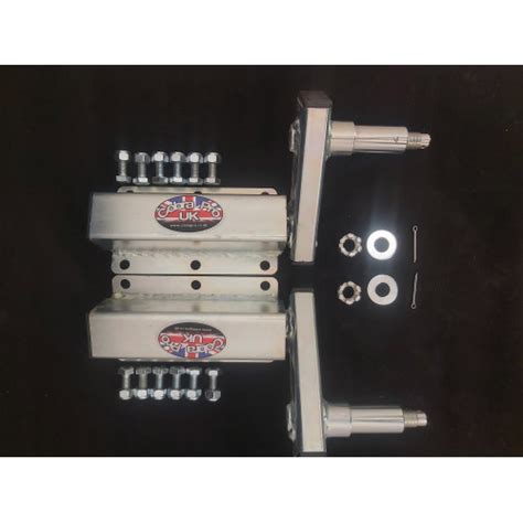 TRAILER SUSPENSION UNITS WITH MOUNTING BOLTS 350KG PAIR