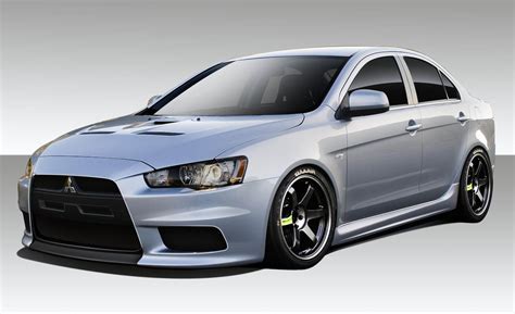 Mitsubishi Lancer Evo X V3 Duraflex Full 4 Pcs Body Kit 2008 2015