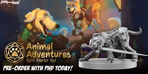 Animal Adventures Rpg Starter Set — Steamforged Games Phd Games