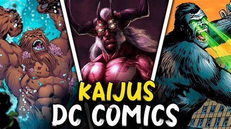 TOP 10 MONSTROS GIGANTES DA DC Comics Quadrinhos E FILMES YouTube