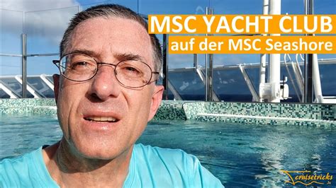 MSC Yacht Club Auf Der MSC Seashore YouTube