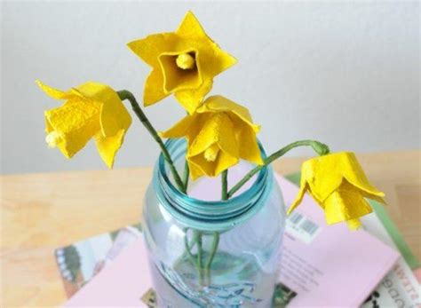 Las Mejores Ideas Para Hacer Flores Con Cart N De Huevo Bricolaje