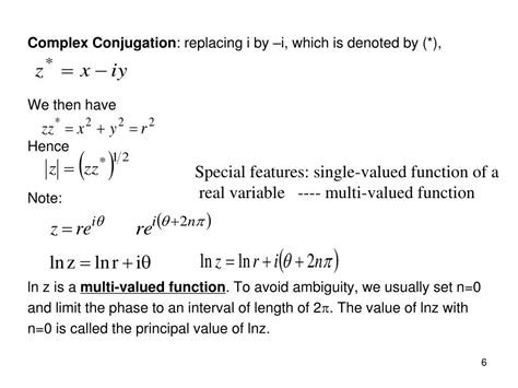 Ppt Functions Of A Complex Variables Powerpoint Presentation Free