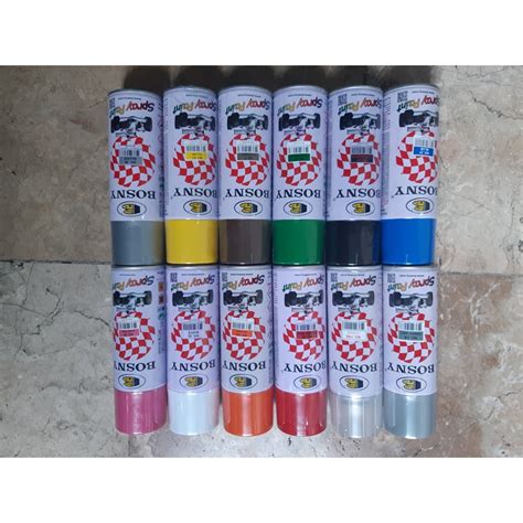 Bosny Acrylic Spray Paint Multiple Color Variants Shopee Philippines