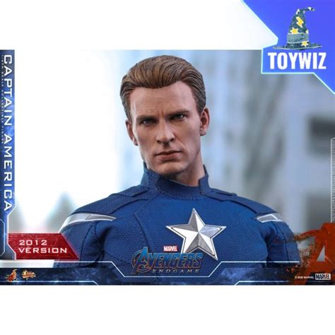 Hot Toys 1 6th Scale MMS563 Avengers Endgame Captain America 2012 Version Collectible Figure