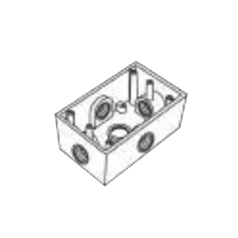 Caja Condulet Fs De Pulgadas Mm Con Cinco Bocas A Prueba De