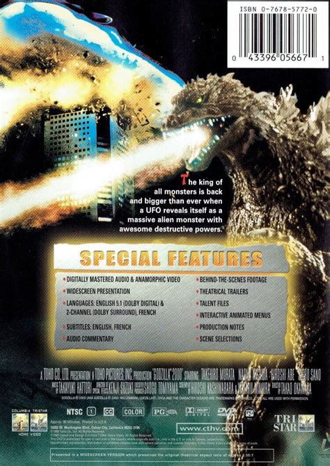 Godzilla 2000 1999 Widescreen English Version