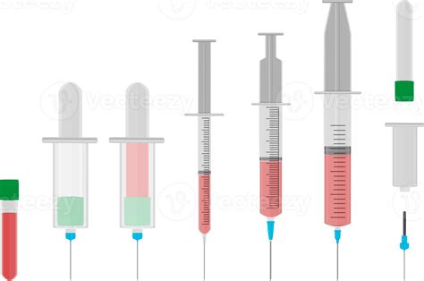 big set different types of syringes 21253309 PNG